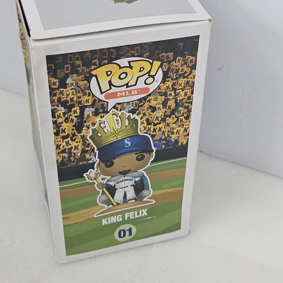 NIB hard to find #1 King Felix MLB Seattle Mariners Felix Hernandez funky pop - Picture 7 of 14